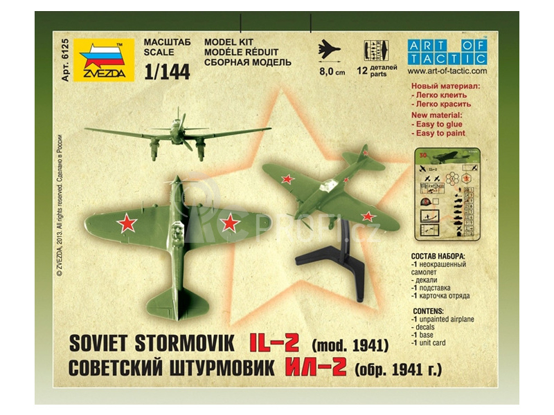 Zvezda Snap Kit - Iljušin IL-2 Stormovik (1:144)