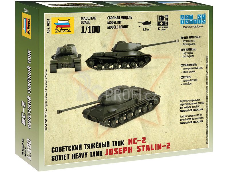 Zvezda Snap Kit - IS-2 (1:100)