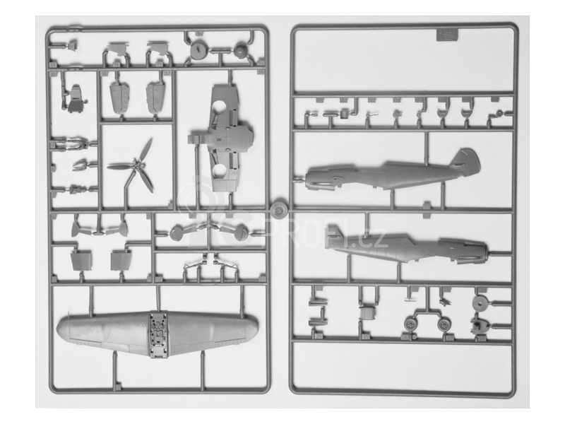Zvezda Snap Kit - Messerschmitt B-109 F2 (1:72)