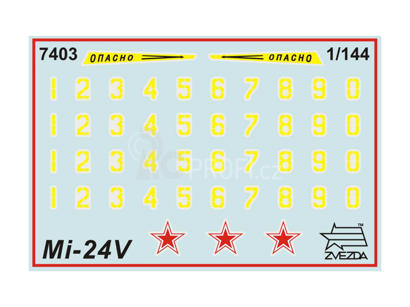 Zvezda Snap Kit - Mil Mi-24 VP (1:144)