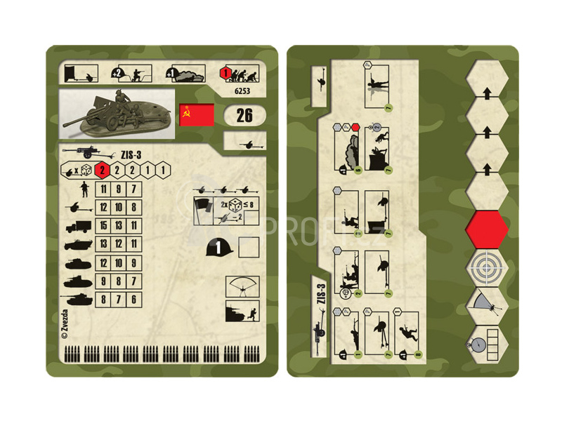 Zvezda Snap Kit - ZIS-3 76mm (1:72)