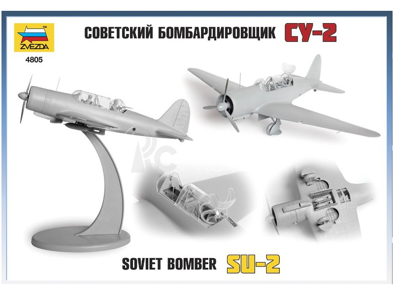 Zvezda sovětský lehký bombardér SU-2 (1:48)