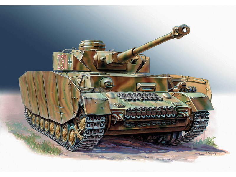 Zvezda střední německý tank Panzer IV Ausf.H (1:35)