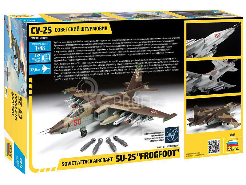 Zvezda Suchoj SU-25 Frogfoot (1:48)