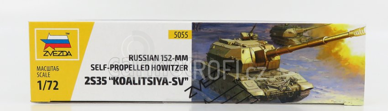 Zvezda Tank 2s 35 Koalitsiya-sv Military 2022 1:72 /