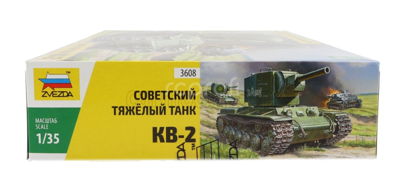 Zvezda Tank Kv-2 Soviet Heavy Tank Military 1945 1:35 /