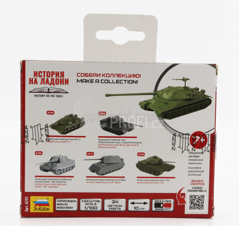 Zvezda Tank Soviet Heavy Tank Is-7 Military 1945 1:100 /