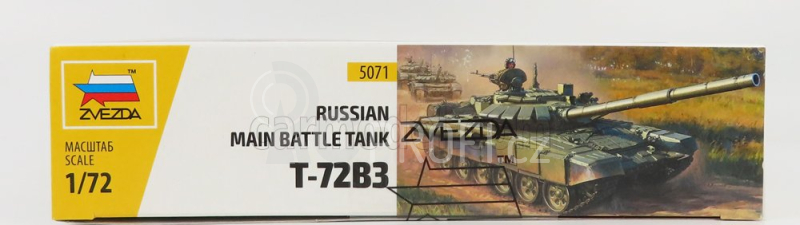 Zvezda Tank T-72b3 Russian Main 1945 1:72 /