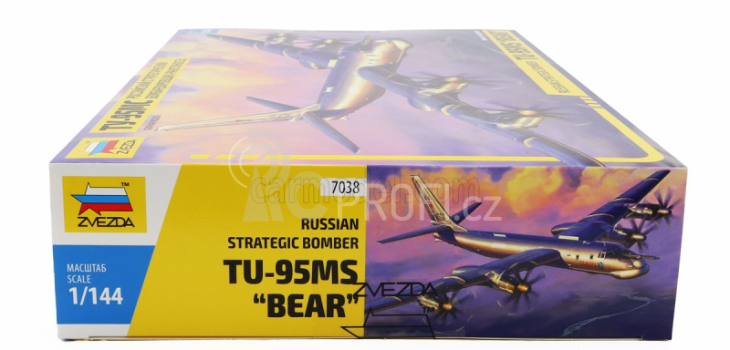 Zvezda Tupolev Ty-95ms Bear Military Russian Airplane 1956 1:144 /