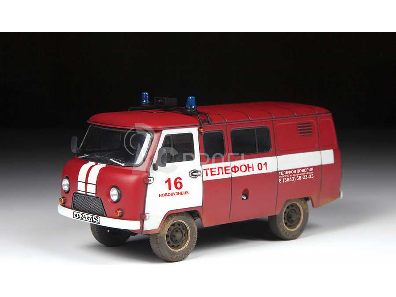 Zvezda UAZ 3909 Fire Service (1:43)