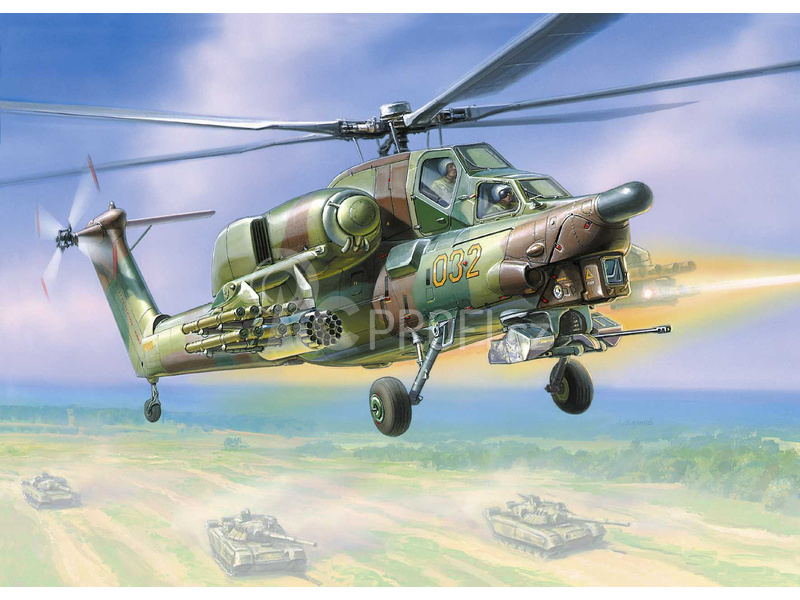 Zvezda vrtulník MI-28A HAVOC (1:72)