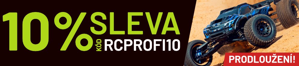 10% SLEVA na vše s kódem RCPROFI10