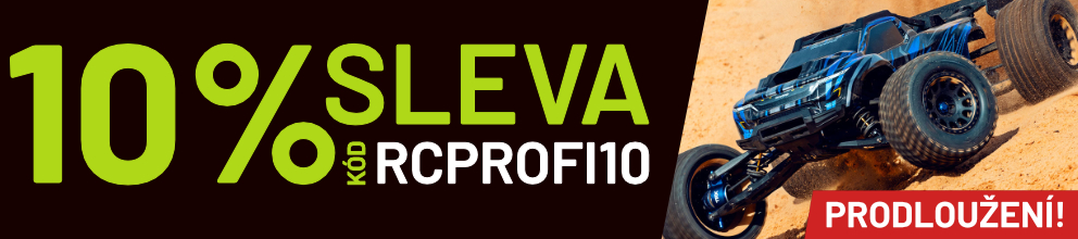 10% SLEVA na vše s kódem RCPROFI10