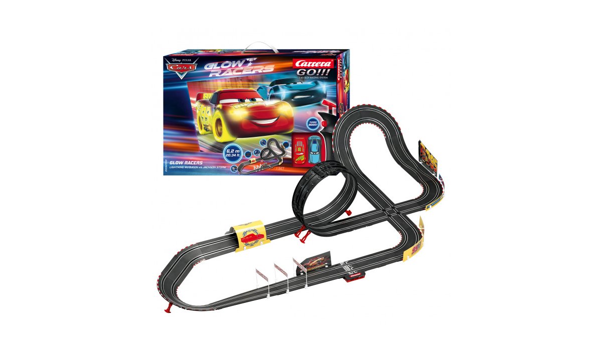 Autodráha Carrera GO 62559 Disney Cars - Glow

