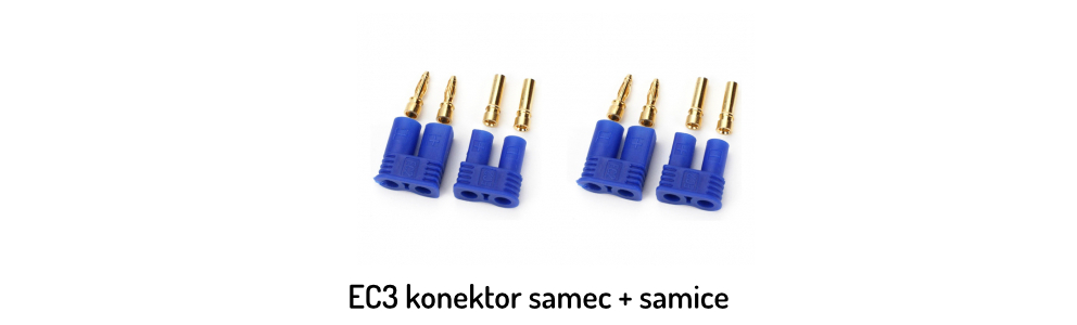 EC3 konektor samec + samice