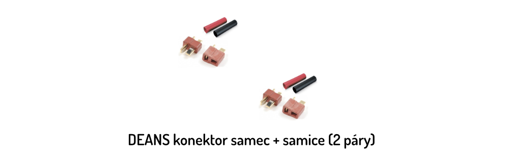 DEANS konektor samec + samice (2 páry)