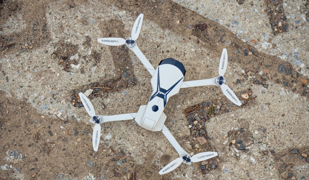 Dron Syma Z6 PRO – pohled shora
